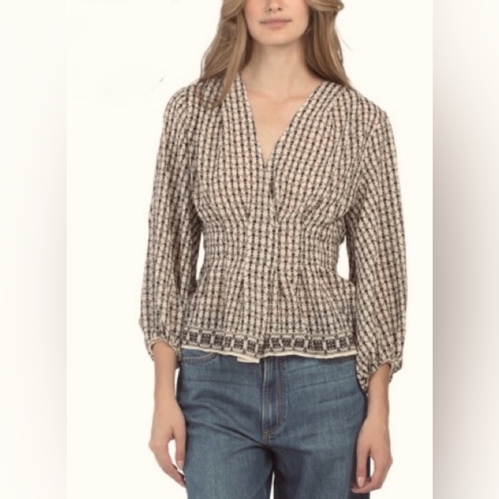 🌸MAX STUDIO LONDON Pleated Blouse – Size XL – NWT🌸